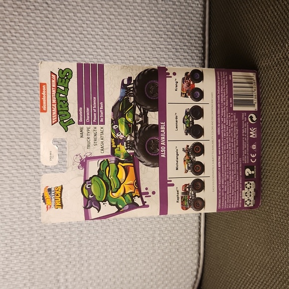 Hot Wheels Teenage Mutant Ninja Turtles Monster Truck Unopened Donatello - Picture 2 of 3